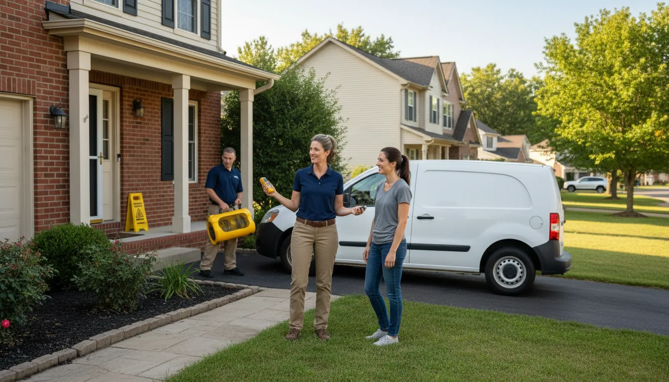 Residential water damage restoration in Lincolnton, NC